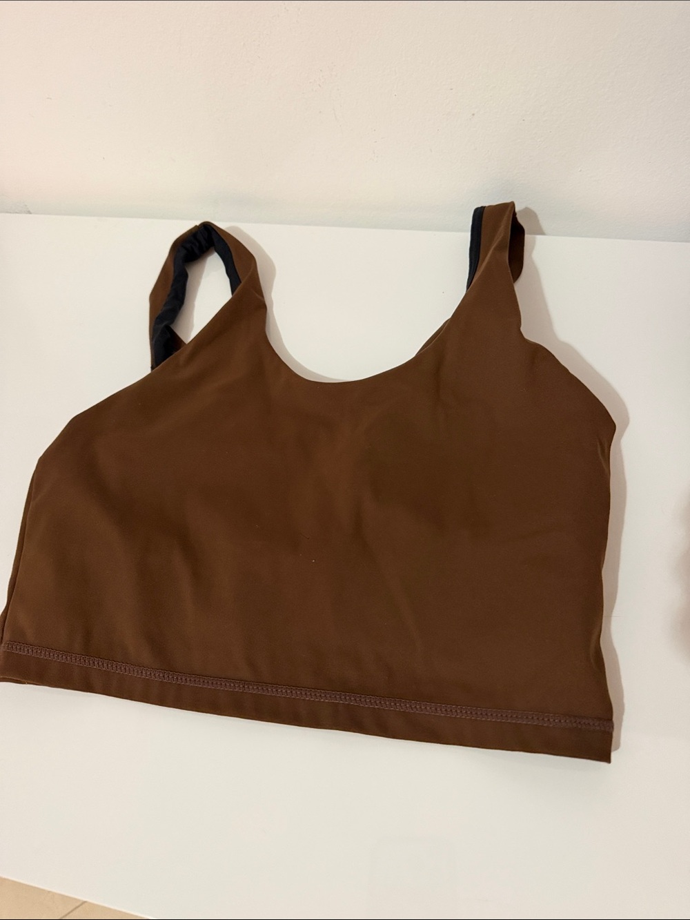 Varley Brown Scoop Sports Bra